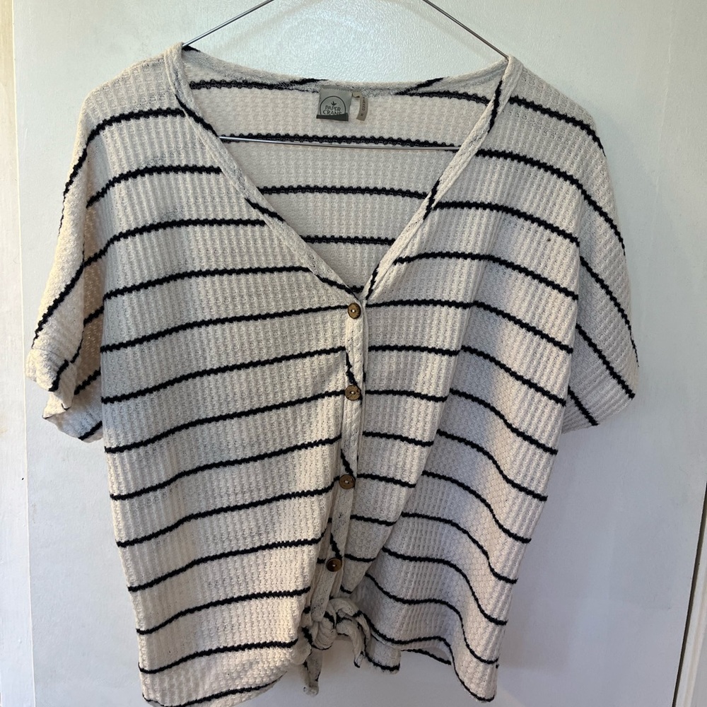 Paper crane Striped shirt
